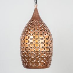 Lampu Ukir Tembaga Coklat