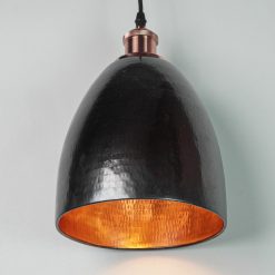 Lampu Kafe Tembaga Tabung Hitam