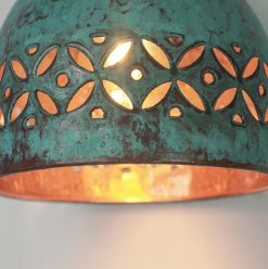 Alternative view of Lampu Kafe Tembaga Aksen Ukir