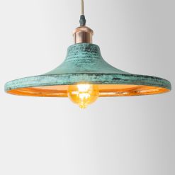 Lampu Kafe Tembaga Hijau - Gambar 3