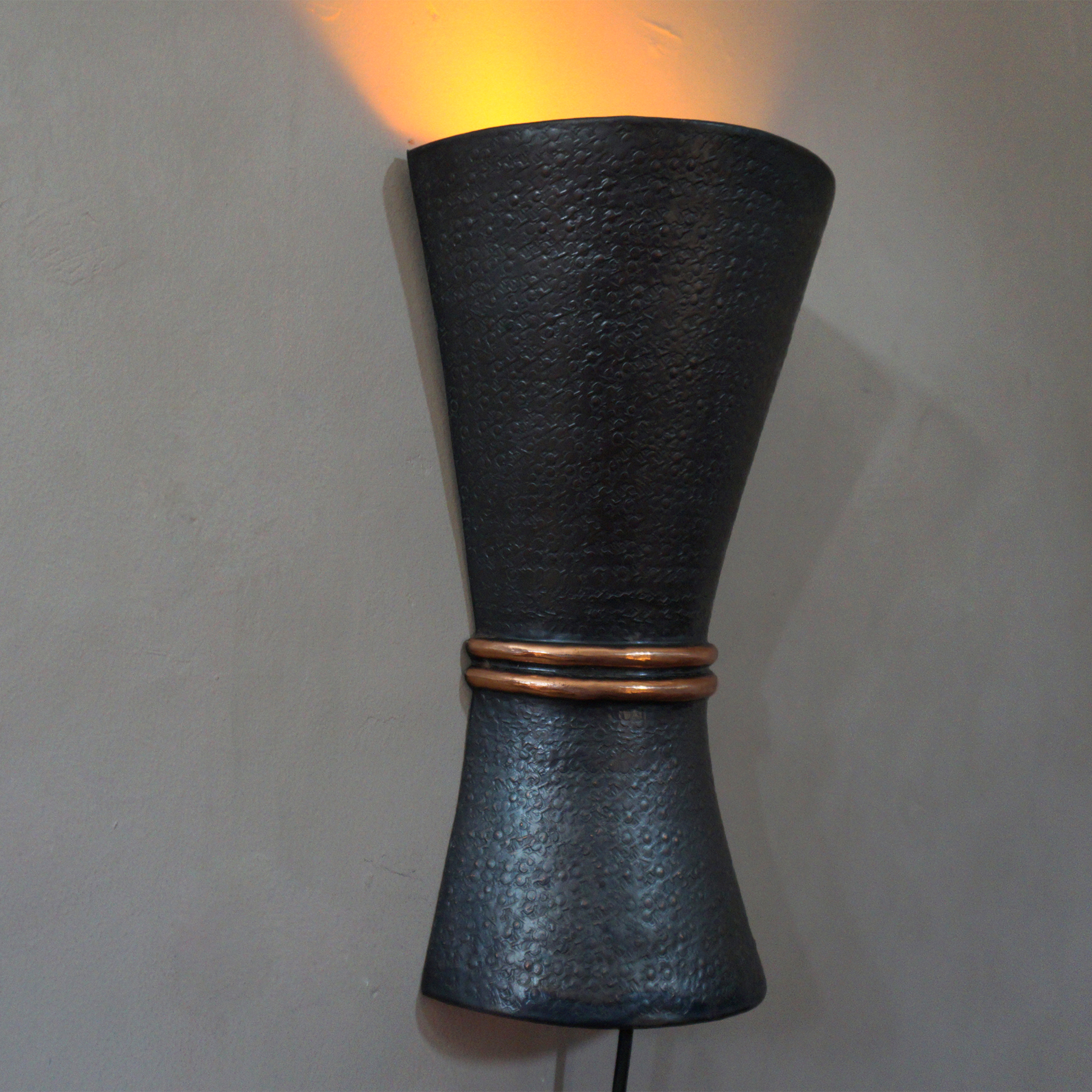 Lampu Dinding Tembaga Aksen - Gambar 2