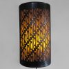 Lampu Dinding Tembaga Motif Batik