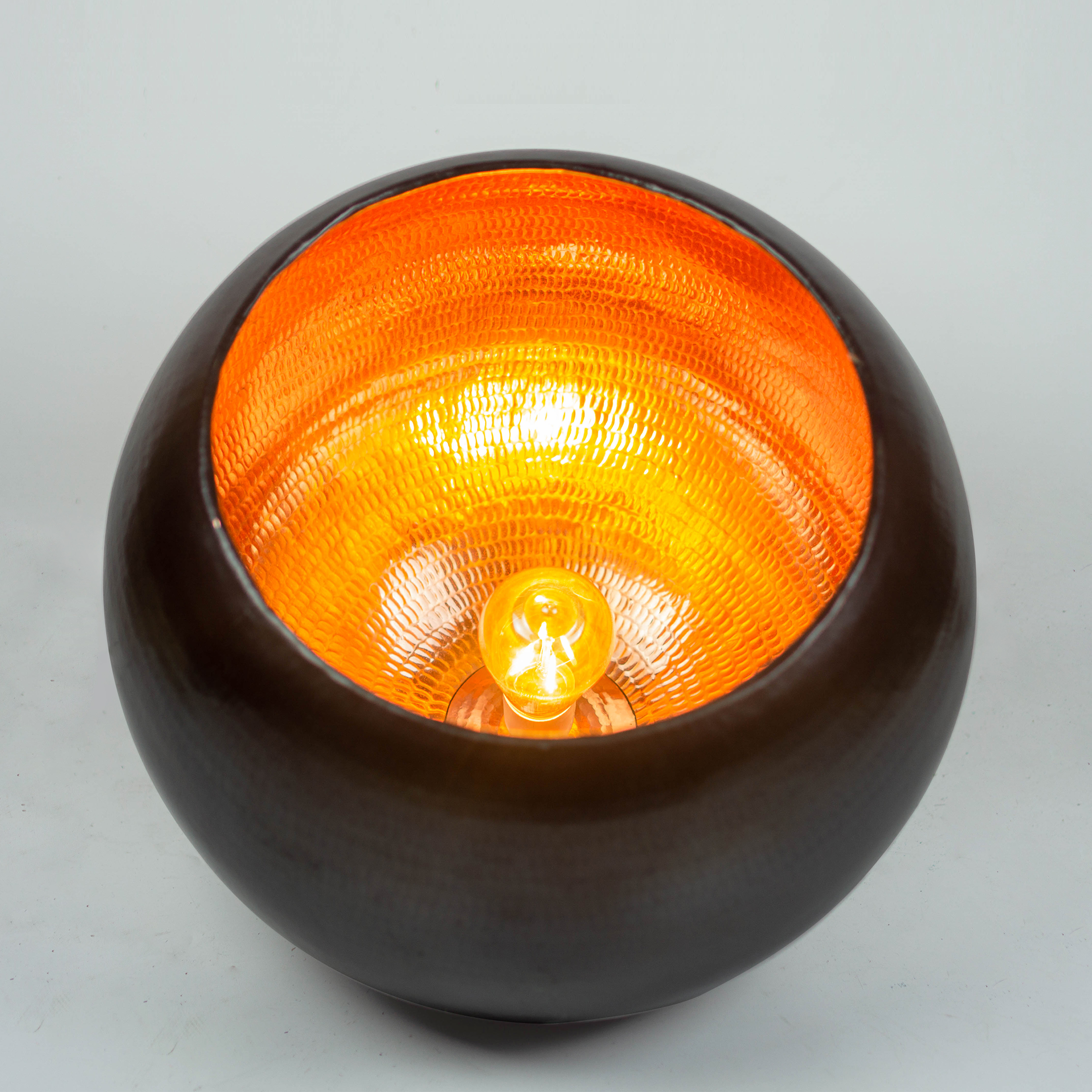 Lampu Bola Tembaga Hitam - Gambar 3