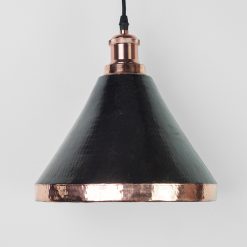 Alternative view of Lampu Kafe Tembaga Kerucut Hitam