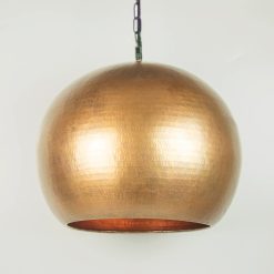 Lampu Bola Tembaga Coklat