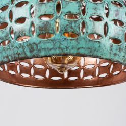Alternative view of Lampu Ukir Tembaga Hijau